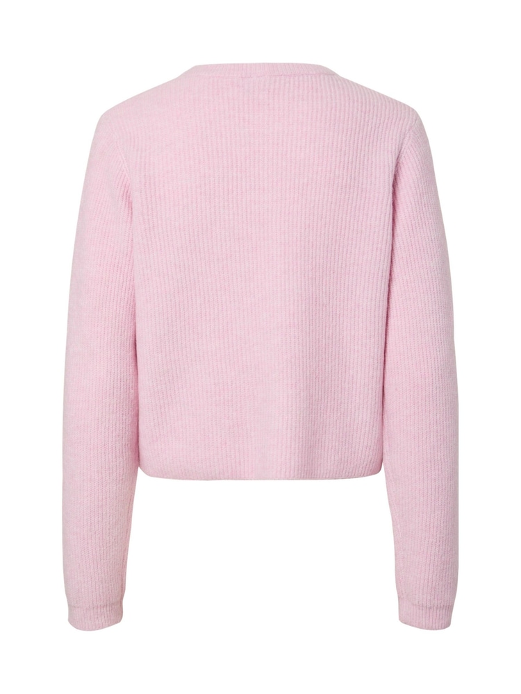 PIECES Cardigan cu mânecă lungă cu gât rotund - Imaginea 5 din 5