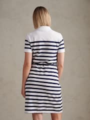 U.S. Polo Assn Blue Stripe Relaxed Polo Dress - Image 4 of 4