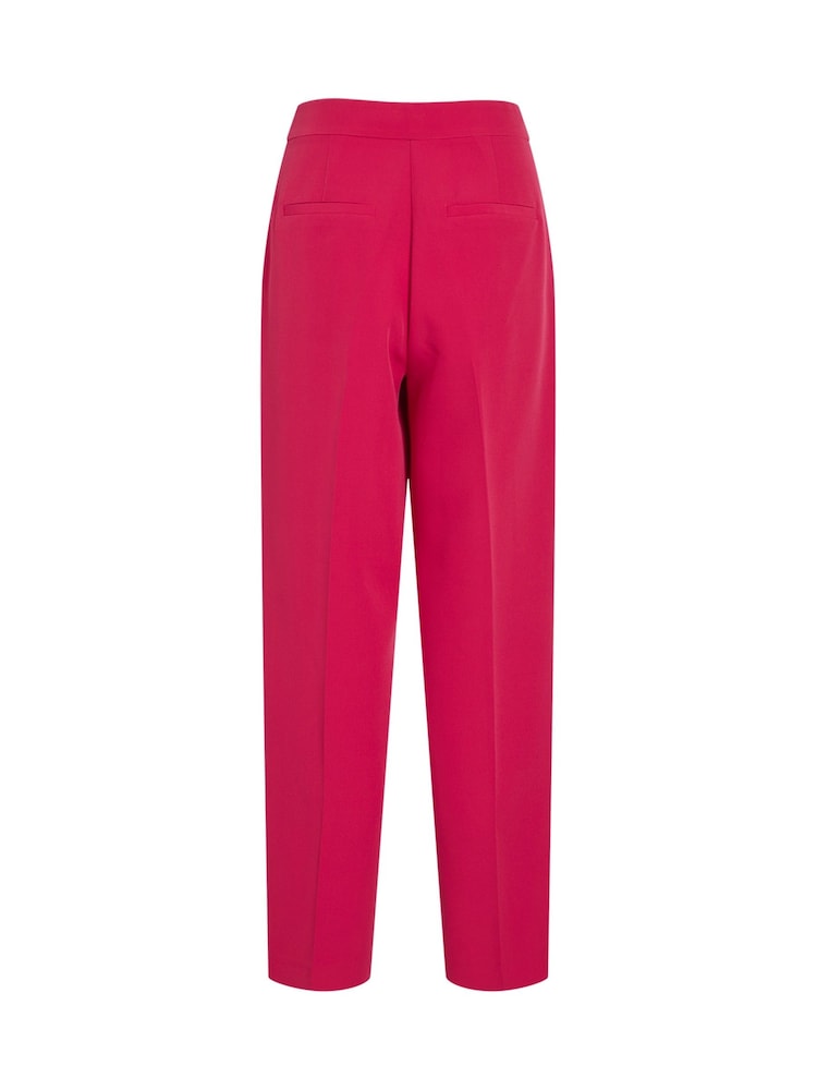 Vila Pink Straight Leg Tailored Trousers - Image 3 of 3