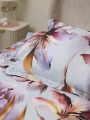 Lipsy Blue Lilliana Floral 200 Thread Count Cotton Sateen Bedset - Image 4 of 4