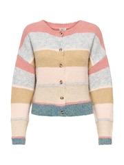 JDY Farbblock-Streifen Langarm Strickcardigan - Bild 4 von 5