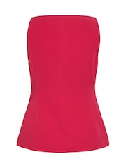 Vila Pink Sleeveless Square Neck Vest - Image 3 of 3