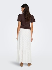 JDY Embroidery Anglaise Detail Maxi Skirt - Slika 2 od 5