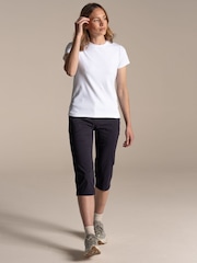 Craghoppers Kiwi Pro Cropped Blue Trousers - Image 4 of 6