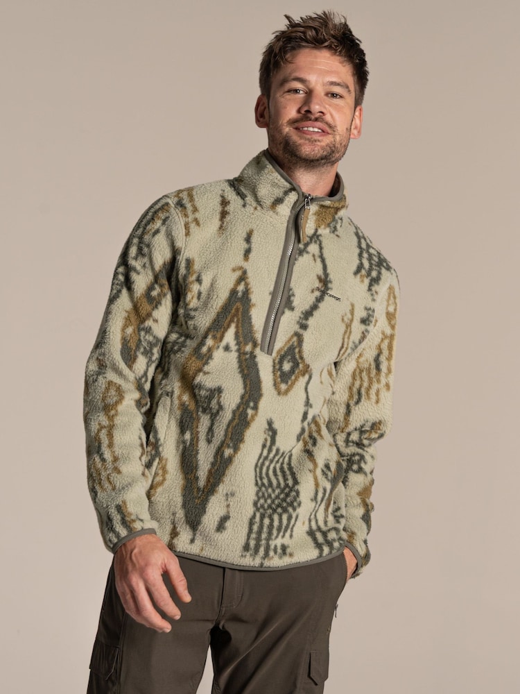 Craghoppers Tatton Half Zip Green Fleece - Image 1 of 5