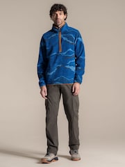 Craghoppers National Trust Rawthey Half Zip Blue Fleece - Image 3 of 6