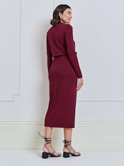 Seraphine Premium Maternity Jersey Midi Dress - Slika 5 od 5