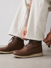 Tan Brown Borg Lined Casual Boots - Image 2 of 8