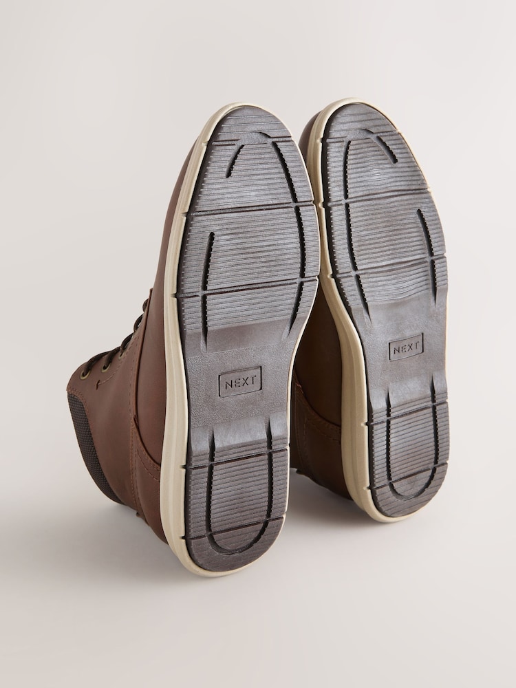 Tan Brown Borg Lined Casual Boots - Image 8 of 8 Tan Brown Borg Lined Casual Boots - Image 8 of 8