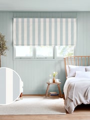 Sophie Allport Blue Witham Stripe Made to Roman Measure - Image 1 of 6