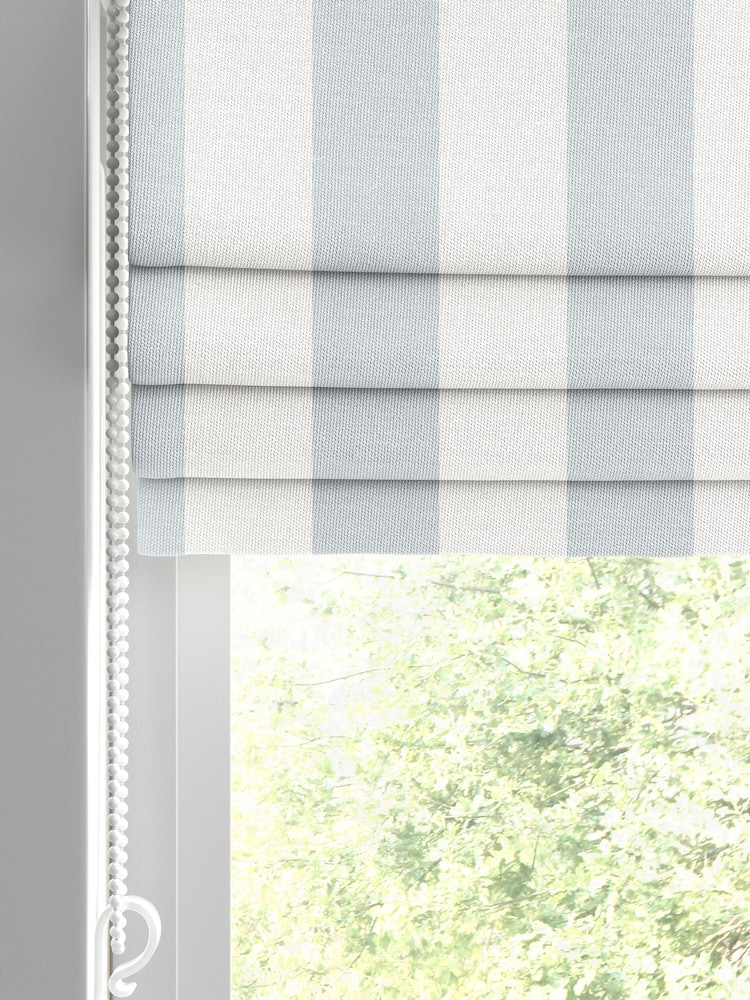 Sophie Allport Blue Witham Stripe Made to Roman Measure - Image 2 of 6 Sophie Allport Blue Witham Stripe Made to Roman Measure - Image 2 of 6