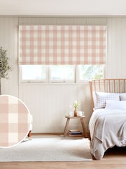 Sophie Allport Pink Gingham Made to Roman Measure - Image 1 of 6