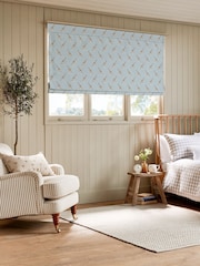 Sophie Allport Duck Egg Giraffe Made to Roman Measure Curtains - Image 5 of 6