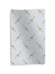 Sophie Allport Duck Egg Giraffe Made to Roman Measure Curtains - Image 6 of 6
