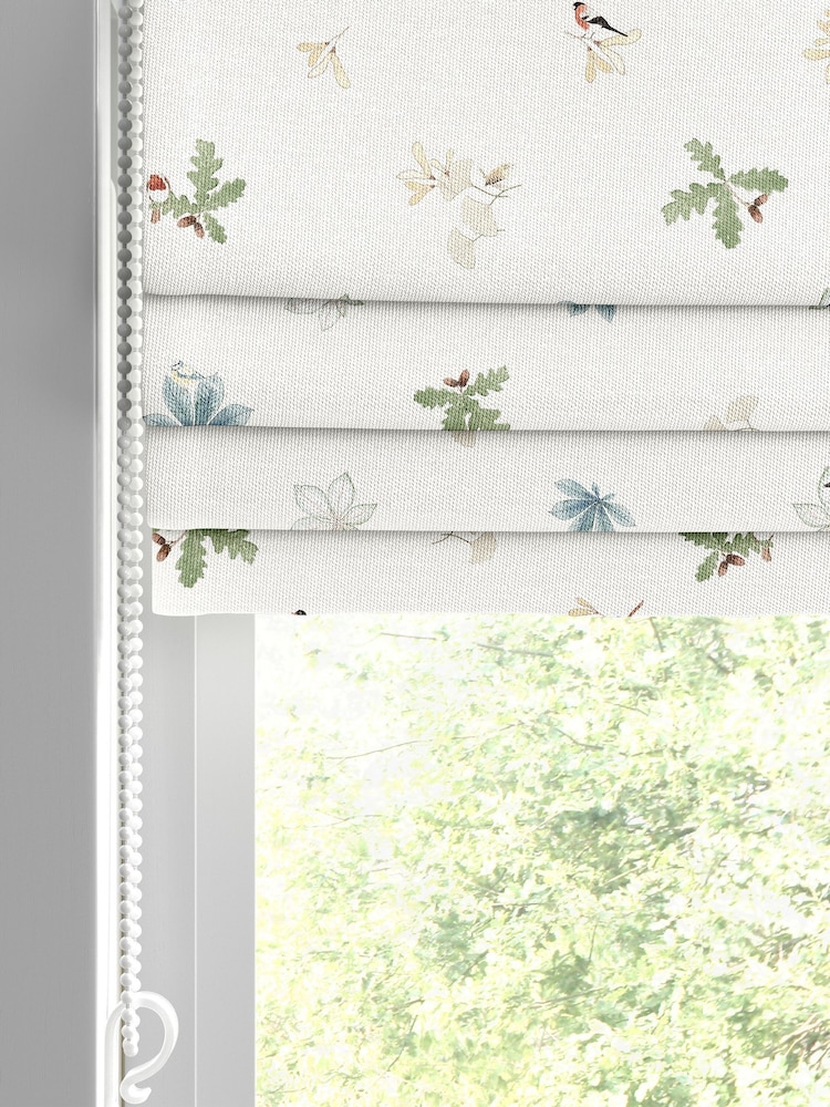 Sophie Allport Off White Orchard Birds Made to Measure Roman Blinds - Image 2 of 5 Sophie Allport Off White Orchard Birds Made to Measure Roman Blinds - Image 2 of 5