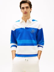 Tommy Hilfiger Blue Striped Rugby Shirt - Image 1 of 5
