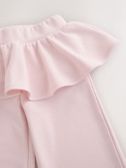 Baker by Ted Baker White/Pink Frill T-Shirt & Peplum Joggers Set 2 Piece - Image 11 of 11
