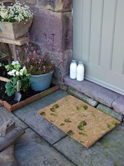 Artsy Mats Brown Watercolour Leaves Doormat - Image 3 of 12