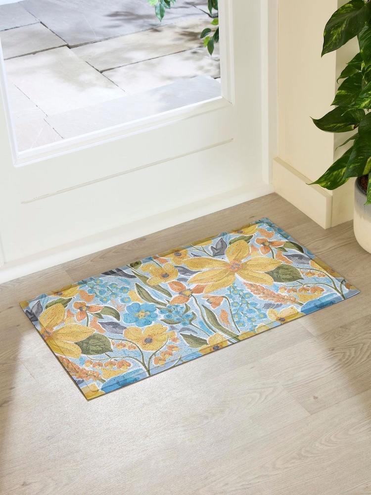 Artsy Mats Multi Flowers Doormat - Image 1 of 2