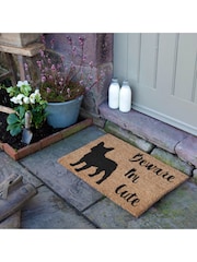 Artsy Mats Beware I'm Cute French Bulldog Doormat - صورة 5 من 13