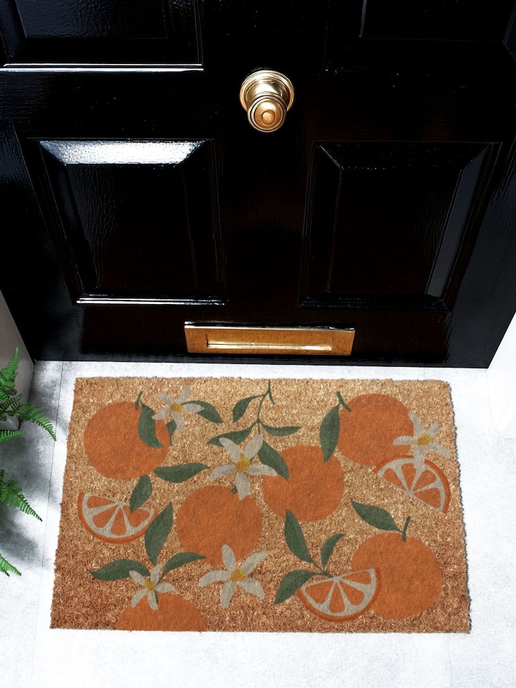 Artsy Mats Brown Pattern Doormat - Image 1 of 12