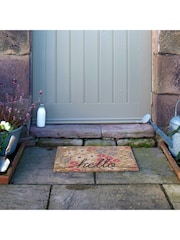 Artsy Mats Hello Scribbly Floral Doormat - Imaginea 7 din 12