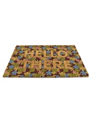 Artsy Mats Brown Hello There Spring Doormat - Image 10 of 12