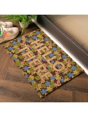 Artsy Mats Brown Hello There Spring Doormat - Image 2 of 12