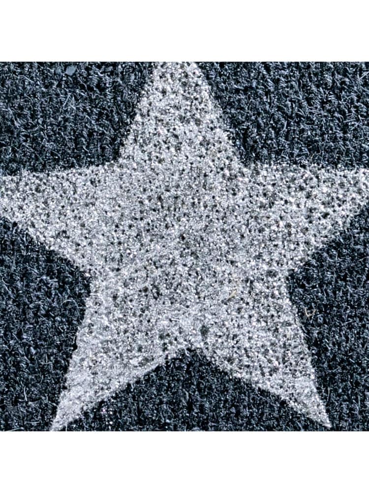 שטיחון כניסה Artsy Mats בעיטור נצנצים וכוכב - תמונה 2 מתוך 3