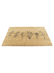 Artsy Mats Brown Wild Flowers Doormat - Image 10 of 12