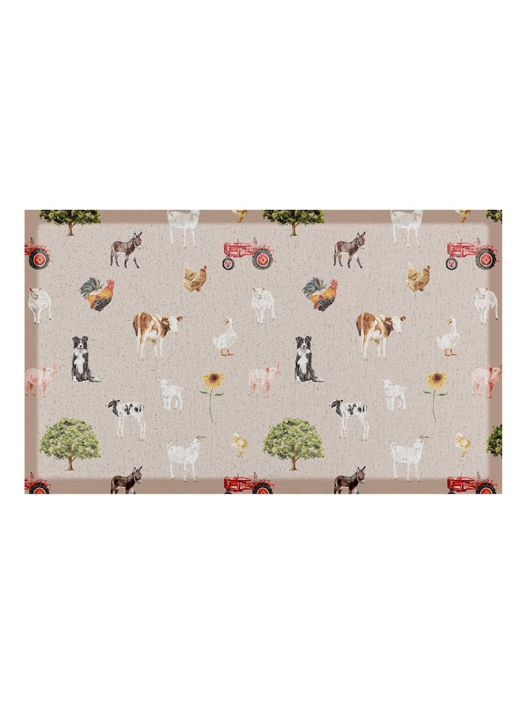 Artsy Mats Multi Farm Life Doormat - Image 2 of 2 Artsy Mats Multi Farm Life Doormat - Image 2 of 2