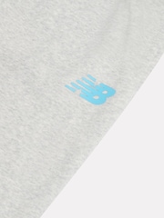 New Balance Grey FT Stacked Logo Crew & Joggers Set - Image 4 of 4