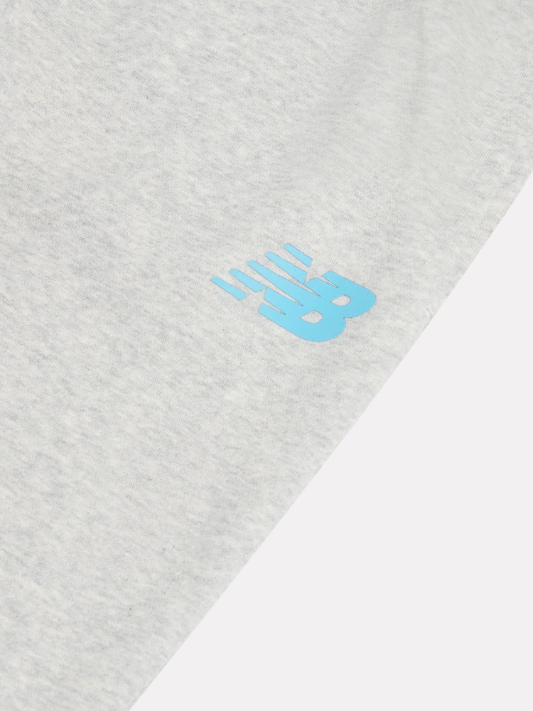 New Balance Grey FT Stacked Logo Crew & Joggers Set - Image 4 of 4