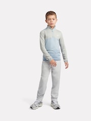 New Balance Grey Contrast Panel 1/4 Zip Funnel Top - Image 5 of 8