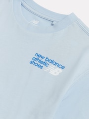 New Balance Blue Athletic Shoes Graphic T-Shirt - Image 3 of 4