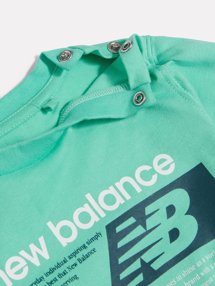 New Balance Green Players Graphic T-Shirt - Image 4 of 4