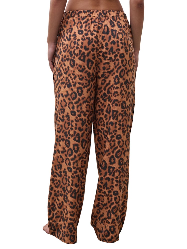 Chantelle Explore drawstring beachwear Trousers, Leopard print - Image 2 of 5