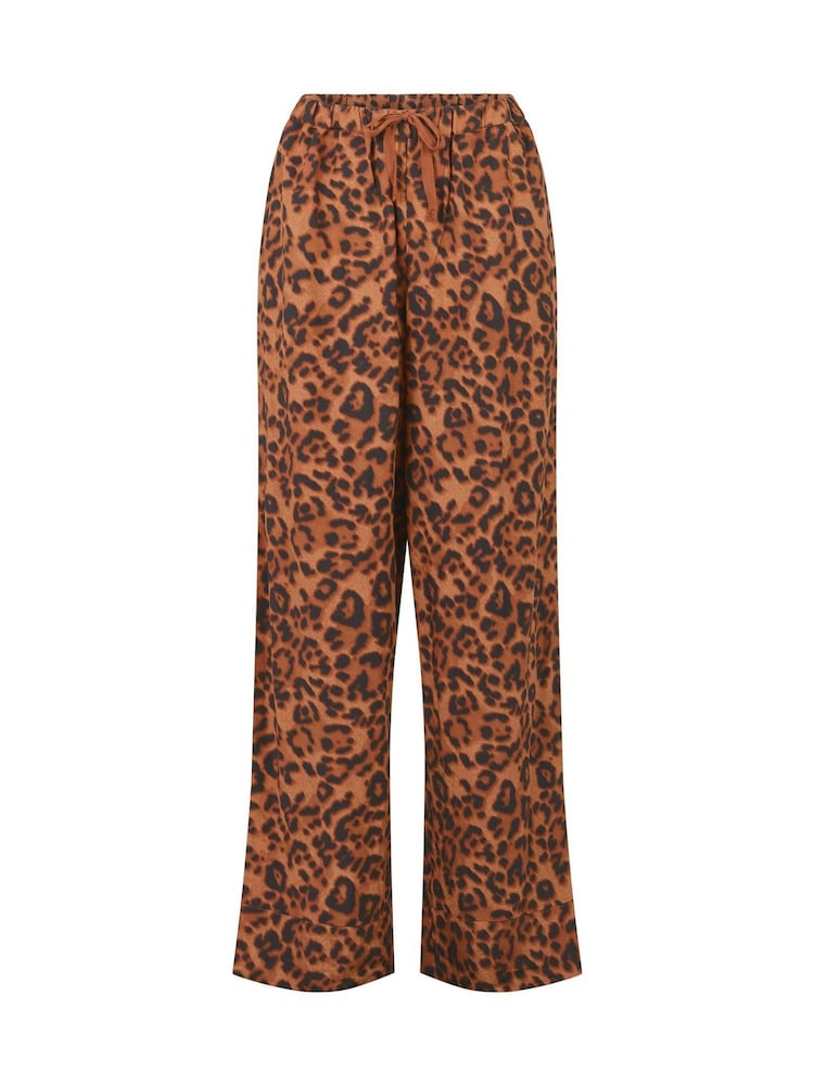Chantelle Explore drawstring beachwear Trousers, Leopard print - Image 5 of 5