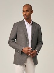 بني - سترة Jamie بتفصيل مُخصص سادة من Skopes - صورة 1 من 6