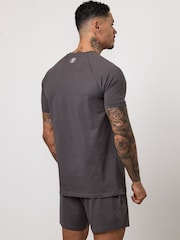 Gym King Grey Pro Logo T-Shirt - Image 2 of 3