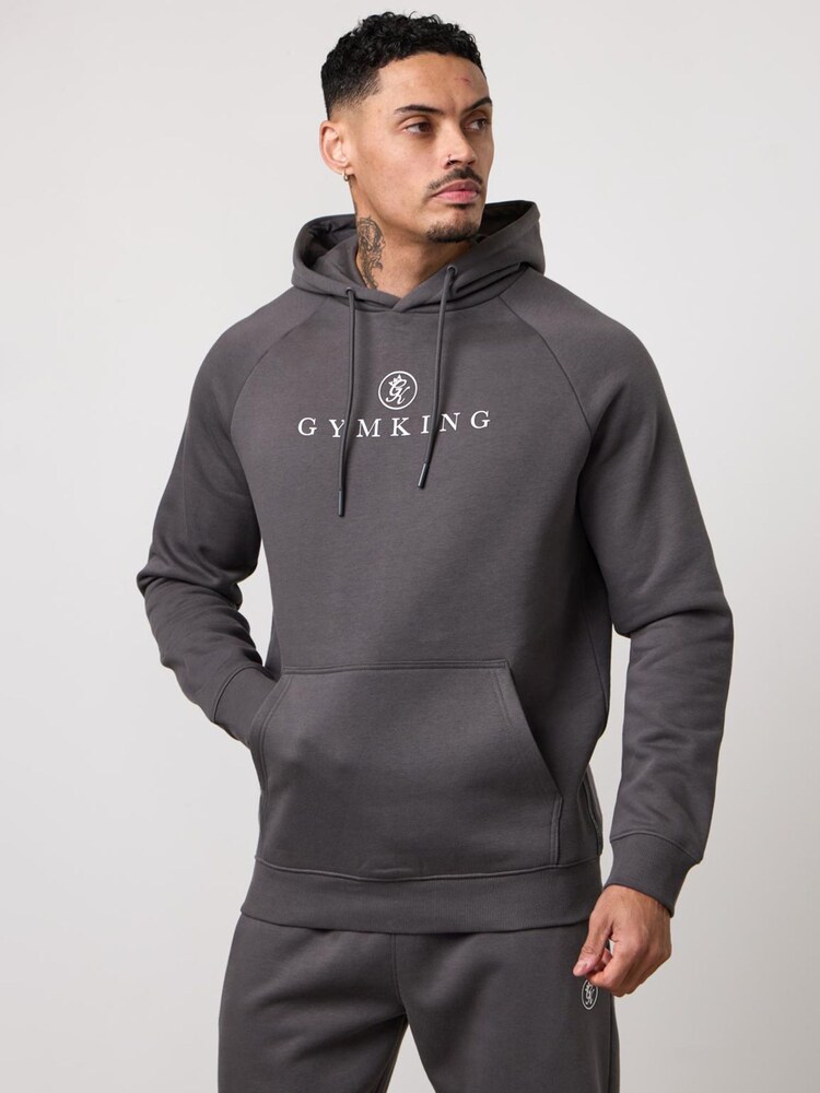 Gym King Grey Pro Logo Hoodie - Image 1 of 4