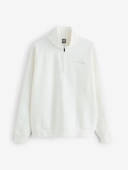 Gym King White 365 Raglan Sleeve Funnel Fleece - Image 1 of 1