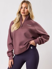 Gym King Purple 365 Raglan Sleeve Funnel Fleece - Image 1 of 3