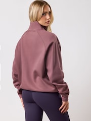 Gym King Purple 365 Raglan Sleeve Funnel Fleece - Image 3 of 3