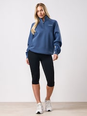 Gym King Blue 365 Raglan Sleeve Funnel Fleece - Image 3 of 4