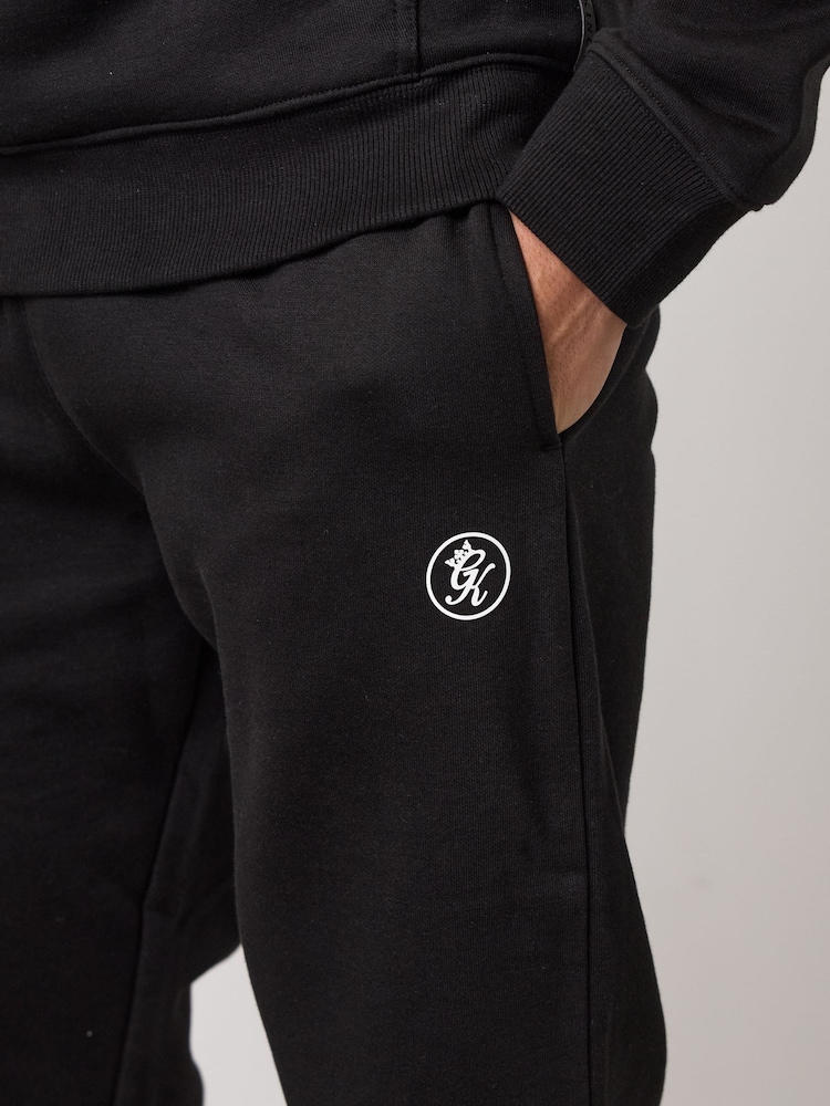Gym King Black/White Pro Logo Joggers - Image 4 of 4 Gym King Black/White Pro Logo Joggers - Image 4 of 4