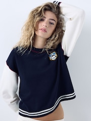 Navy Supersoft Crew Neck Long Sleeve Jumper - Image 1 of 6