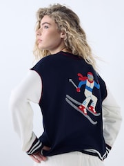 Navy Supersoft Crew Neck Long Sleeve Jumper - Image 5 of 6