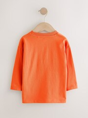 Eslogan de la pequeña calabaza de la momia naranja - Camiseta de manga larga de Halloween (30 meses -71 año) - Imagen 7 de 9