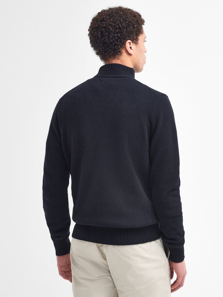 Barbour® Essential Lambswool Half Zip Knitted Jumper - صورة 2 من 6